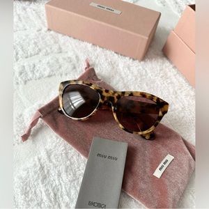 Miu Miu Tortoiseshell Sunglasses